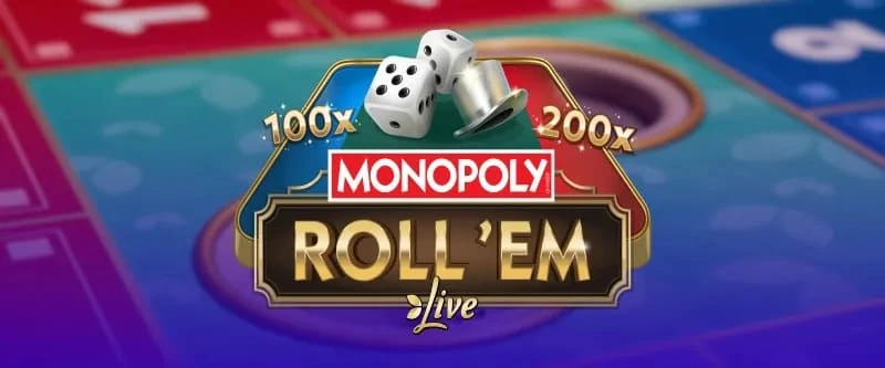 MONOPOLY Roll ’em 라이브 게임 이미지